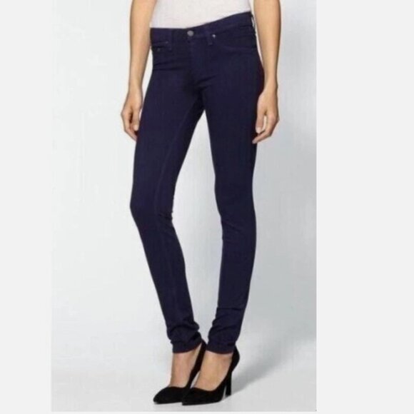 Rag & Bone Jeans Skinny Legging Womens size 27 W1503M070 Navy Sateen Stretch - Picture 1 of 10